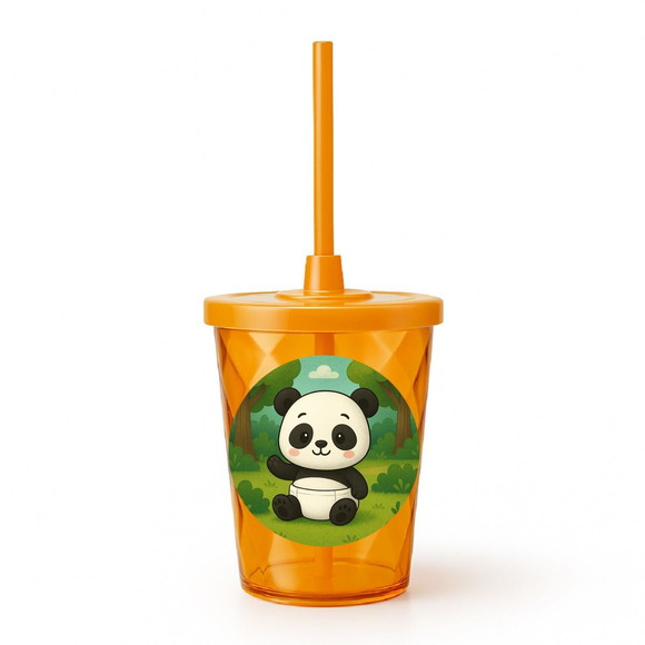 Copo Twister Personalizado 300ml Panda Baby - Imagem 4