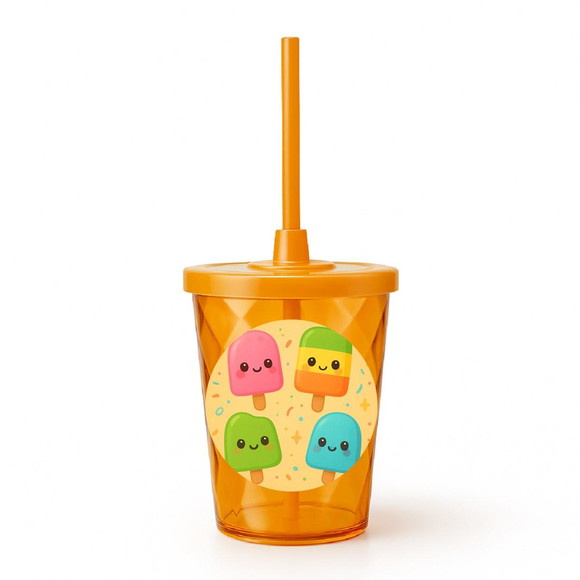Copo Twister Personalizado 300ml Picolés - Imagem 4
