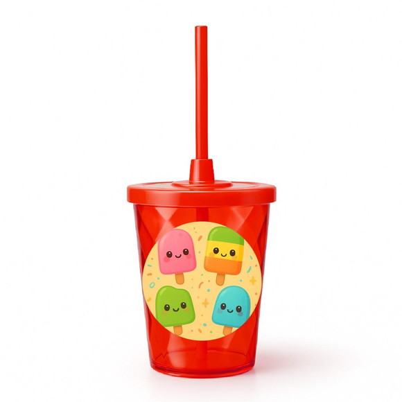 Copo Twister Personalizado 300ml Picolés - Imagem 5