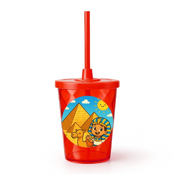 Copo Twister Personalizado 300ml Pirâmides do Egito - Imagem 5
