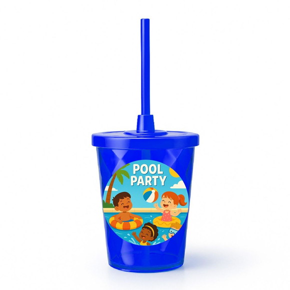 Copo Twister Personalizado 300ml Pool Party - Imagem 3