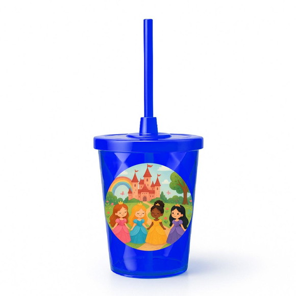 Copo Twister Personalizado 300ml Princesas Encantadas - Imagem 3