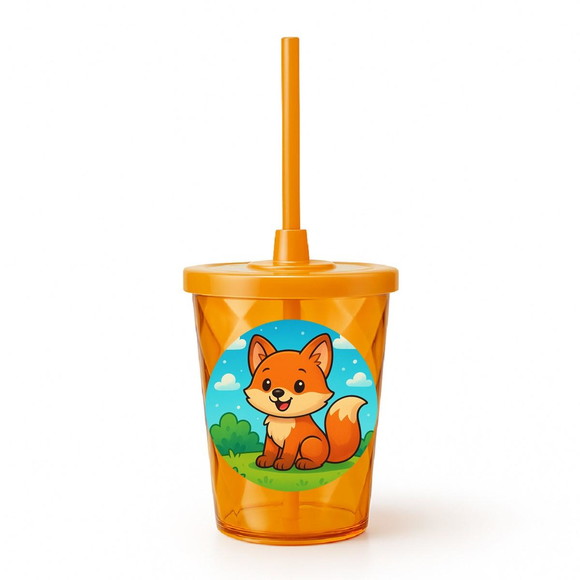 Copo Twister Personalizado 300ml Raposinha - Imagem 4