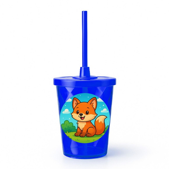 Copo Twister Personalizado 300ml Raposinha - Imagem 3