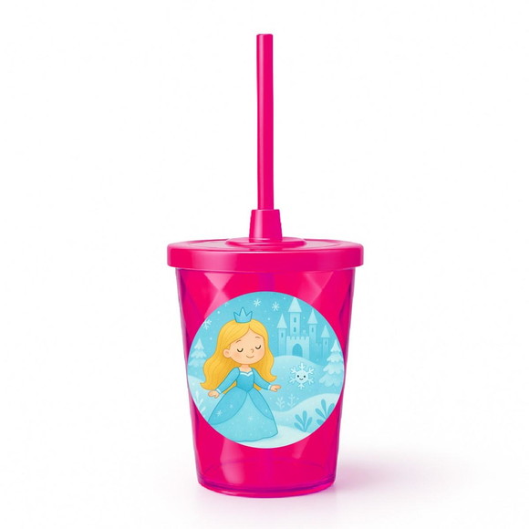 Copo Twister Personalizado 300ml Reino do Gelo - Imagem 2