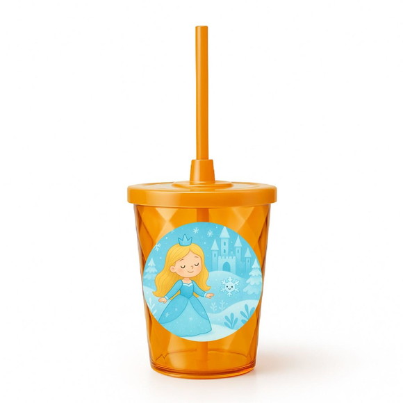 Copo Twister Personalizado 300ml Reino do Gelo - Imagem 4