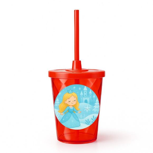 Copo Twister Personalizado 300ml Reino do Gelo - Imagem 5