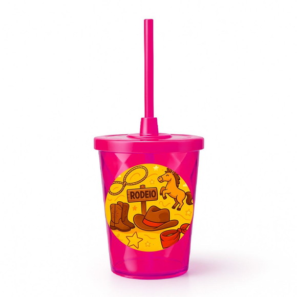 Copo Twister Personalizado 300ml Rodeio - Imagem 2