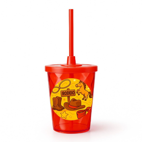 Copo Twister Personalizado 300ml Rodeio - Imagem 5