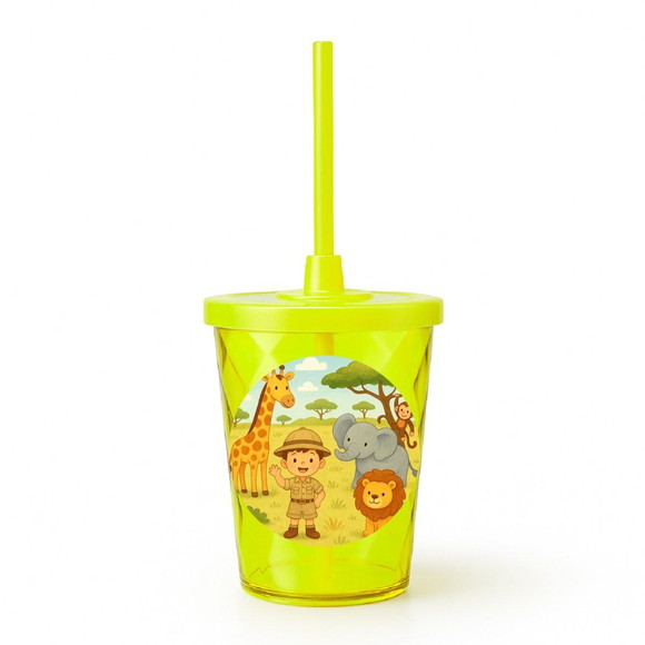 Copo Twister Personalizado 300ml Safari