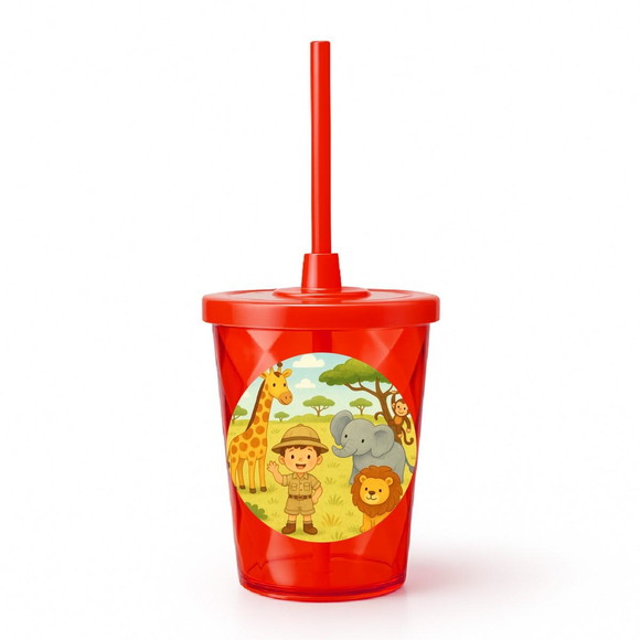 Copo Twister Personalizado 300ml Safari - Imagem 5