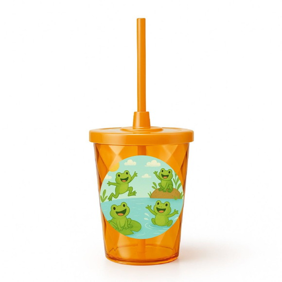 Copo Twister Personalizado 300ml Sapos Divertidos - Imagem 4