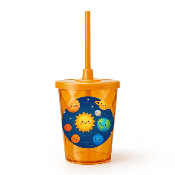 Copo Twister Personalizado 300ml Sistema Solar - Imagem 4