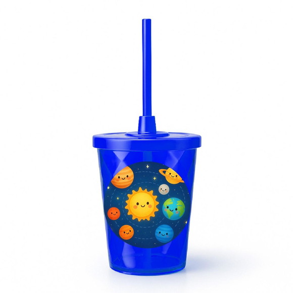 Copo Twister Personalizado 300ml Sistema Solar - Imagem 3
