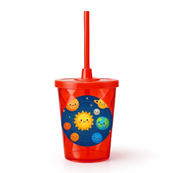 Copo Twister Personalizado 300ml Sistema Solar - Imagem 5