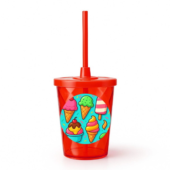 Copo Twister Personalizado 300ml Sorvetes - Imagem 5