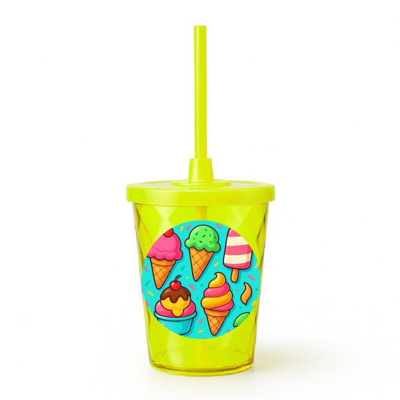 Copo Twister Personalizado 300ml Sorvetes