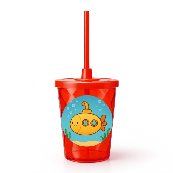 Copo Twister Personalizado 300ml Submarino - Imagem 5