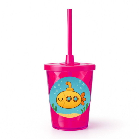 Copo Twister Personalizado 300ml Submarino - Imagem 2