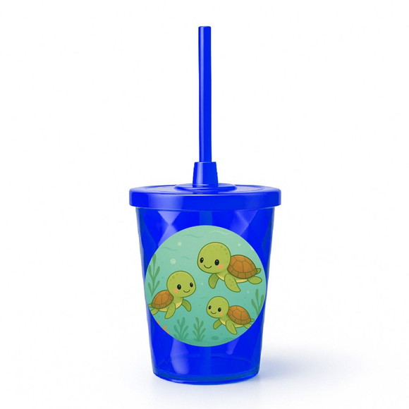 Copo Twister Personalizado 300ml Tartaruguinhas - Imagem 3
