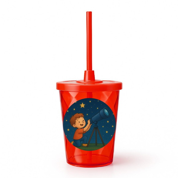 Copo Twister Personalizado 300ml Telescópio Kids - Imagem 5