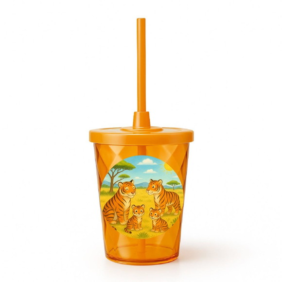 Copo Twister Personalizado 300ml Tigres - Imagem 4