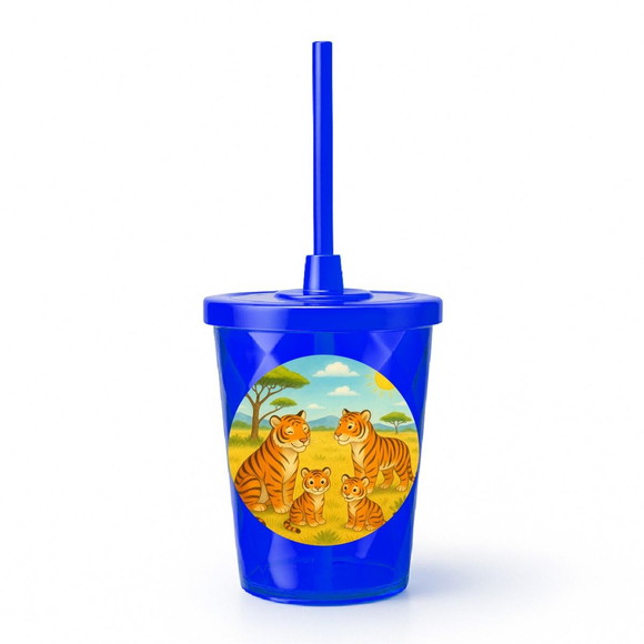 Copo Twister Personalizado 300ml Tigres - Imagem 3