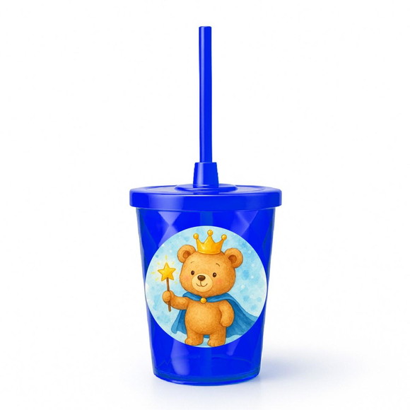 Copo Twister Personalizado 300ml Ursinho Príncipe - Imagem 3