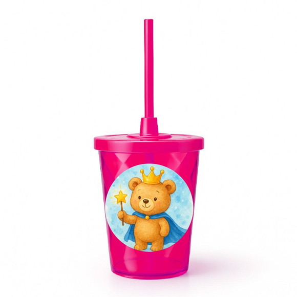 Copo Twister Personalizado 300ml Ursinho Príncipe - Imagem 2