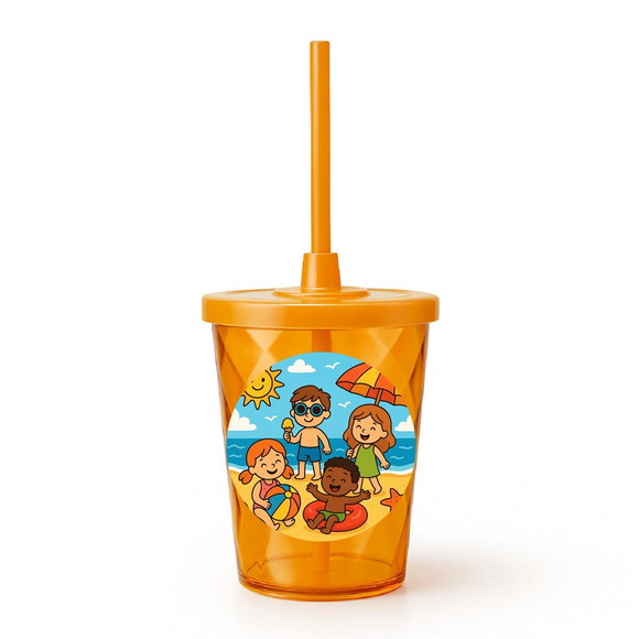 Copo Twister Personalizado 300ml Verão Divertido - Imagem 4