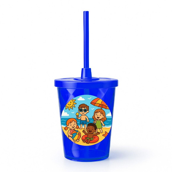 Copo Twister Personalizado 300ml Verão Divertido - Imagem 3