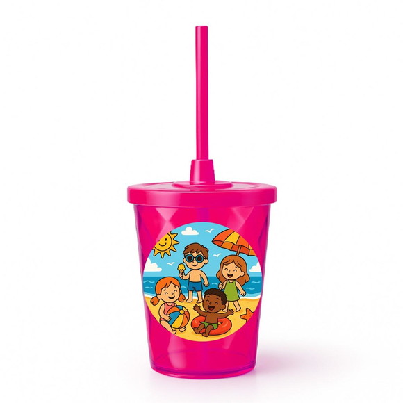 Copo Twister Personalizado 300ml Verão Divertido - Imagem 2