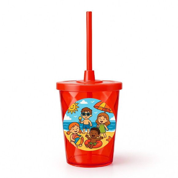 Copo Twister Personalizado 300ml Verão Divertido - Imagem 5
