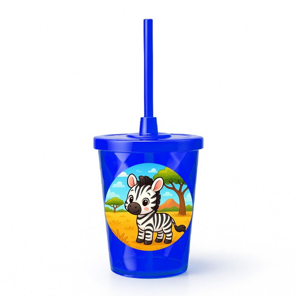 Copo Twister Personalizado 300ml Zebra Baby - Imagem 3