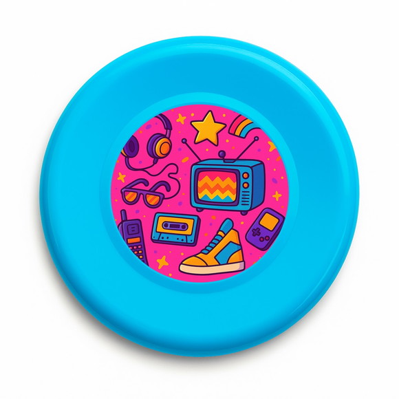 Disco de Arremesso Frisbee Anos 80 - Imagem 4