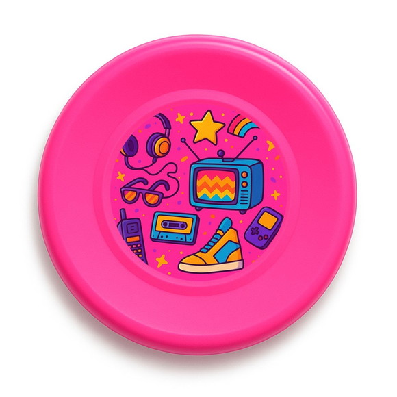 Disco de Arremesso Frisbee Anos 80 - Imagem 3