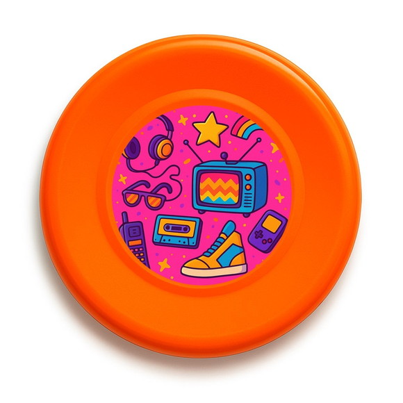 Disco de Arremesso Frisbee Anos 80 - Imagem 2