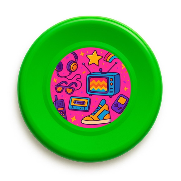 Disco de Arremesso Frisbee Anos 80 - Imagem 5