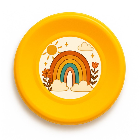 Disco de Arremesso Frisbee Arco-íris Boho