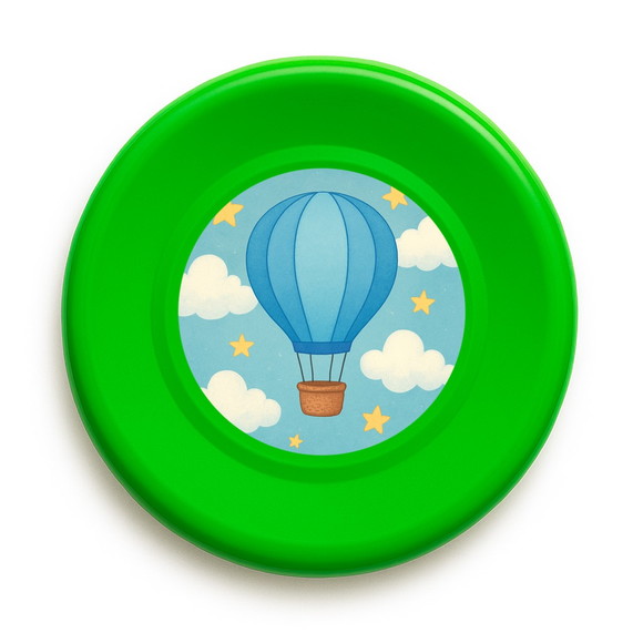 Disco de Arremesso Frisbee Balão de Ar Azul - Imagem 5