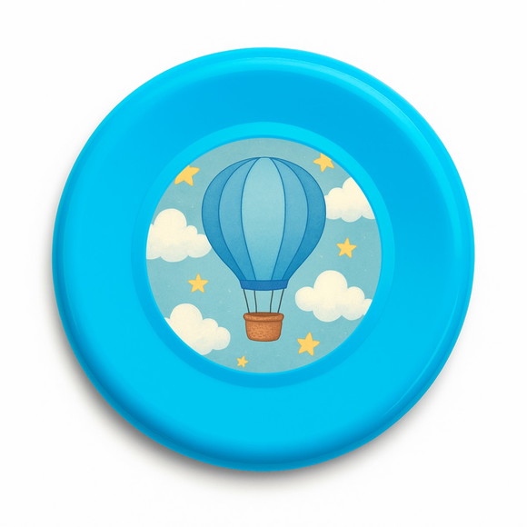 Disco de Arremesso Frisbee Balão de Ar Azul - Imagem 4