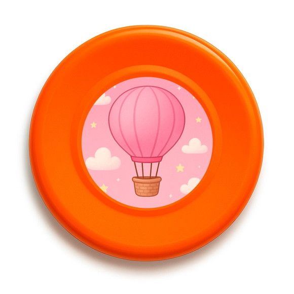 Disco de Arremesso Frisbee Balão de Ar Rosa - Imagem 2