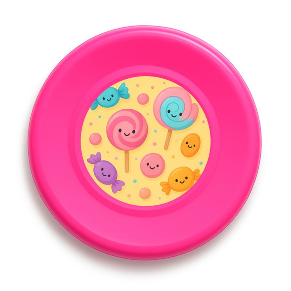Disco de Arremesso Frisbee Balas e Pirulitos - Imagem 3