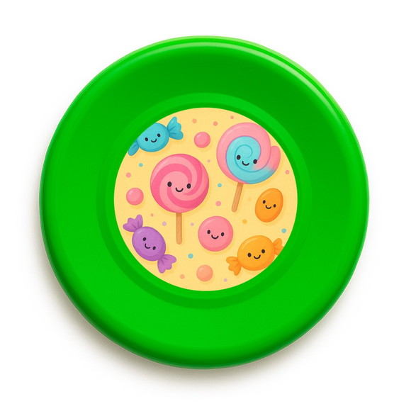 Disco de Arremesso Frisbee Balas e Pirulitos - Imagem 5