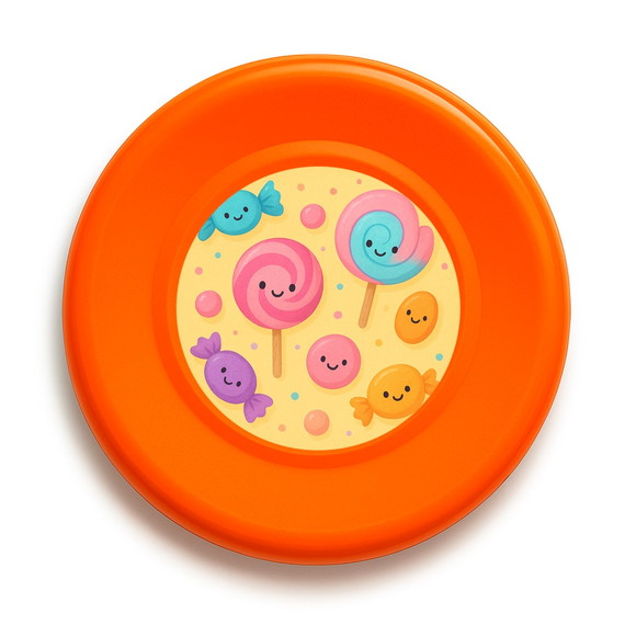 Disco de Arremesso Frisbee Balas e Pirulitos - Imagem 2