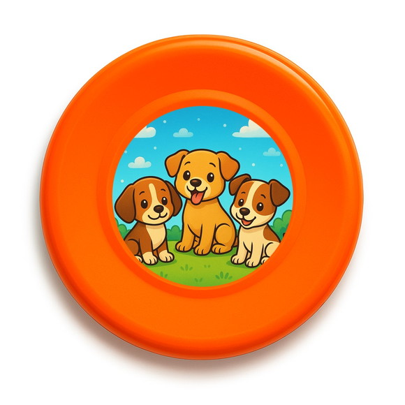 Disco de Arremesso Frisbee Cachorrinhos - Imagem 2