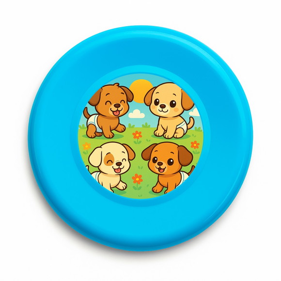 Disco de Arremesso Frisbee Cachorrinhos Baby - Imagem 4