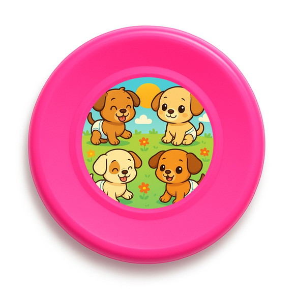 Disco de Arremesso Frisbee Cachorrinhos Baby - Imagem 3
