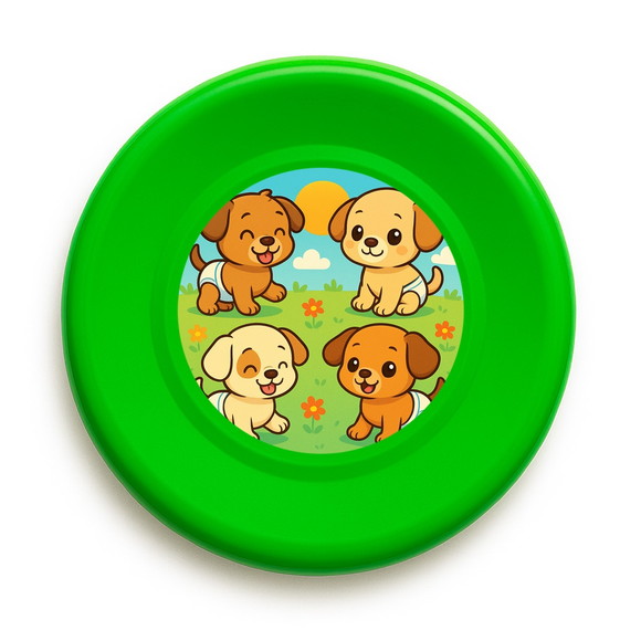 Disco de Arremesso Frisbee Cachorrinhos Baby - Imagem 5