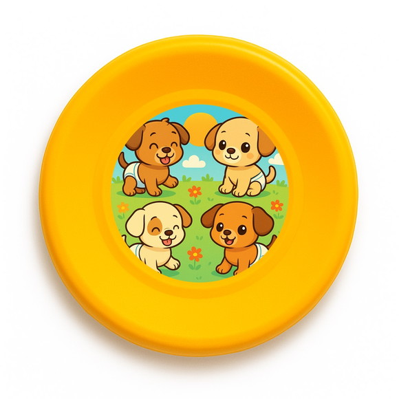 Disco de Arremesso Frisbee Cachorrinhos Baby